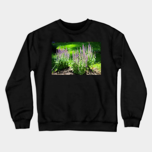 Sage flowers Crewneck Sweatshirt by croper